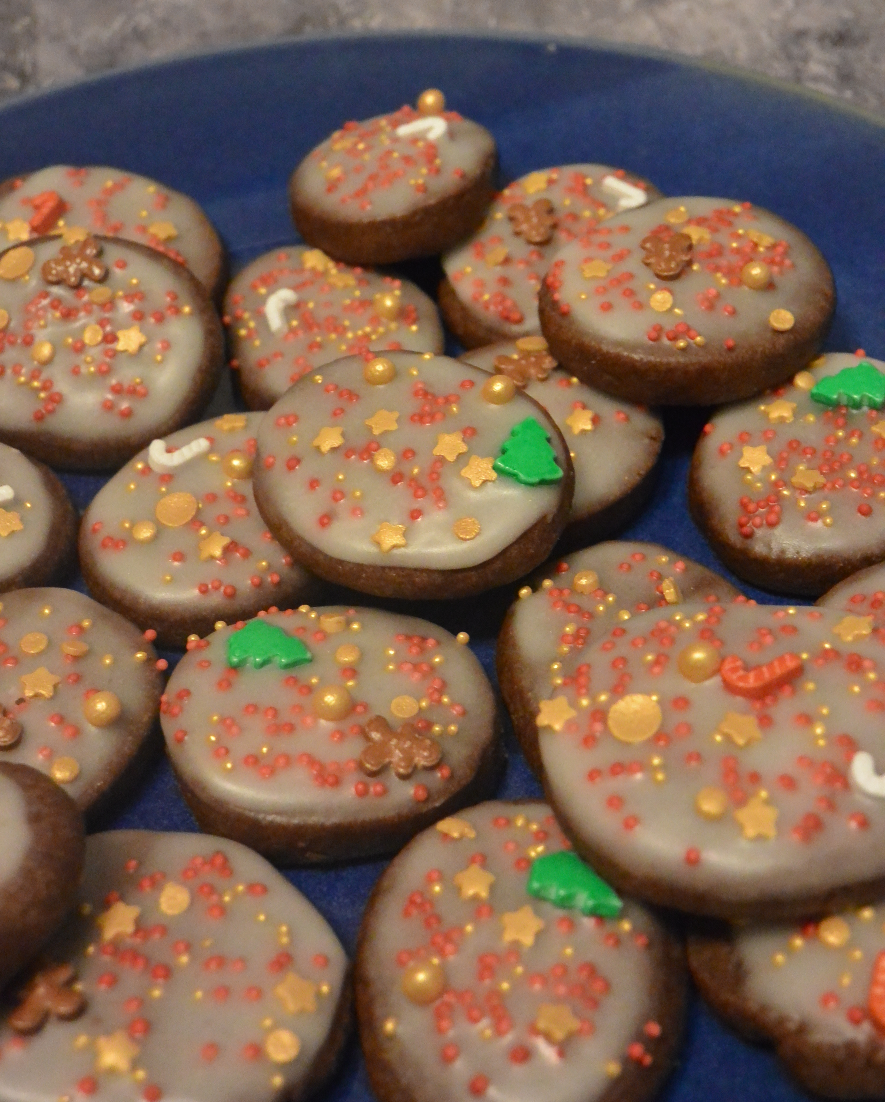 Schokoladenorange Weihnachtsplätzchen 3